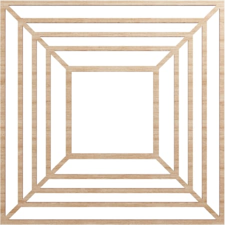 Ekena Millwork Raven Wood Fretwork Pierced Ceiling Medallion, Alder, 20"OD x 7 3/8"ID x 3/8"T CMWP20X20X0375RAAL